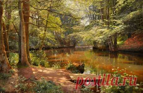 Пейзажи датского мастера Peder Mork Monsted