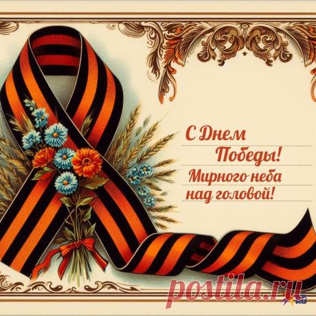 Поздравляем с Днем Победы!
Этот праздник лучше всех,
Мир пусть будет во всём мире
И повсюду детский смех! Открытки на День Победы!