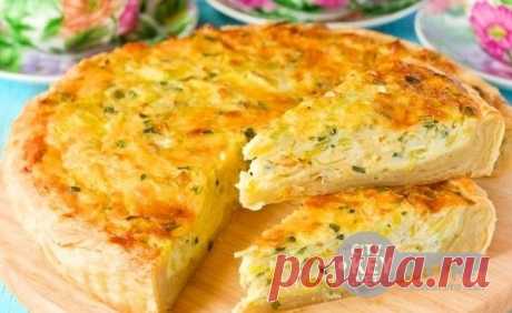 Рецепт Луковый пирог с сыром - Нежный и вкусный пирог в любом виде | Отзывы CityKey.net
