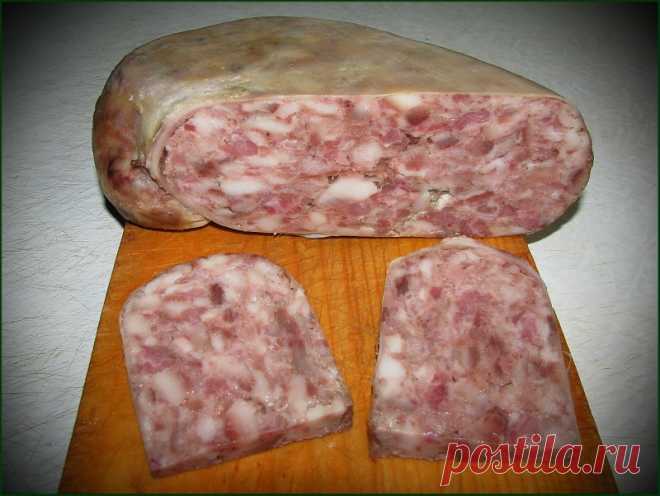Сальтисон из курицы в пакете для запекания