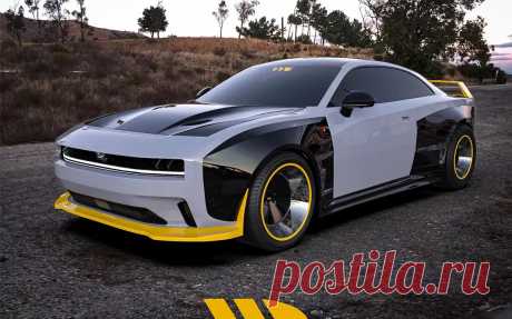 Электрический Dodge Charger Daytona получил комплект от тюнеров Waido Kits
