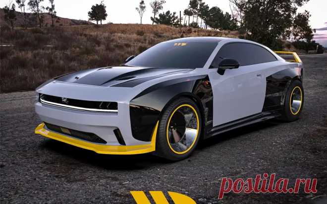 Электрический Dodge Charger Daytona получил комплект от тюнеров Waido Kits