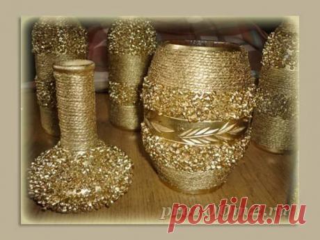 как оформить вазу из банки: 26 тыс изображений найдено в Яндекс.Картинках