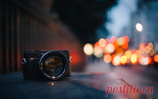 город, макро, вечер, фотоапарат, боке, размытость обои на рабочий стол и картинки 66541