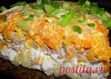 Простой печеночный салатик / Райская пища