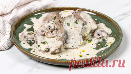 Говяжий зык с грибами | Food.ru — Главная кухня страны | Дзен