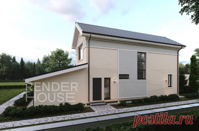 Проект «Рапсодия» дом в современном стиле под ключ | RNR