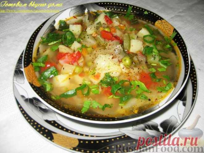 Рецепт: Овощной летний суп на RussianFood.com