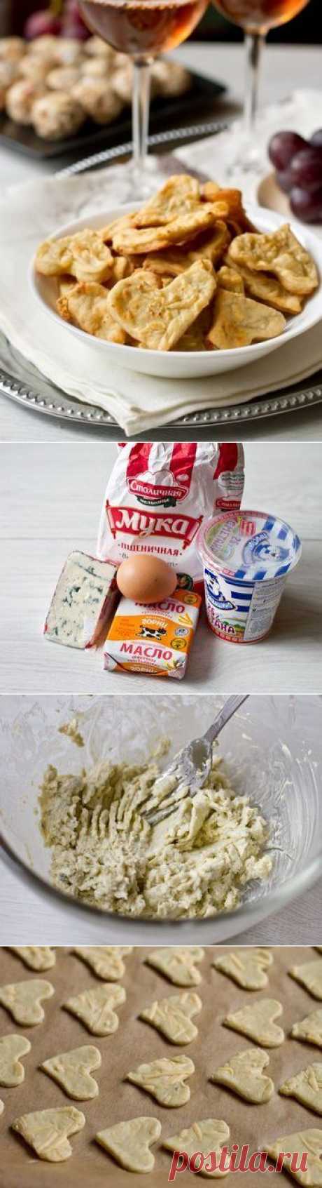 Сырное печенье к вину