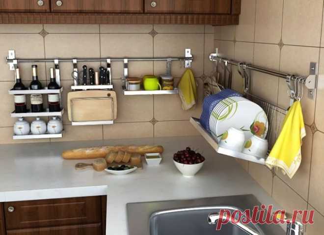 15 оригинальных и практичных полок для кухни, которые отлично оптимизируют пространство