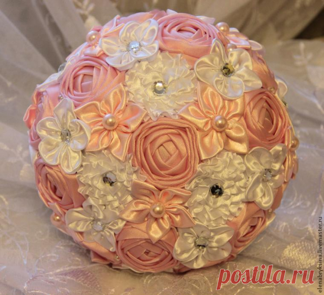 Создаем розу для брошь-букета - Ярмарка Мастеров - ручная работа, handmade