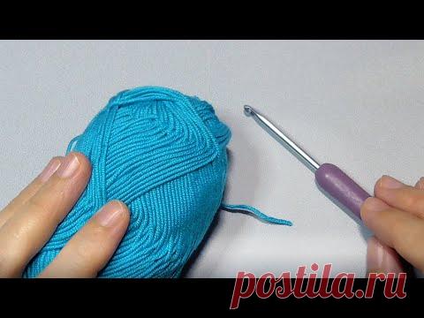 ПРИДУМАЛА НОВЫЙ УЗОР КРЮЧКОМ! Вязать проще простого! Сетчатый узор крючком! Вязание крючком