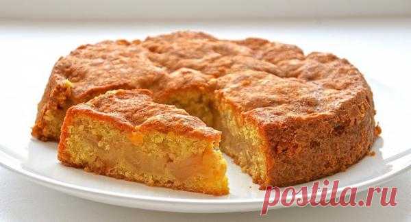 Пирог яблочный с овсянкой/