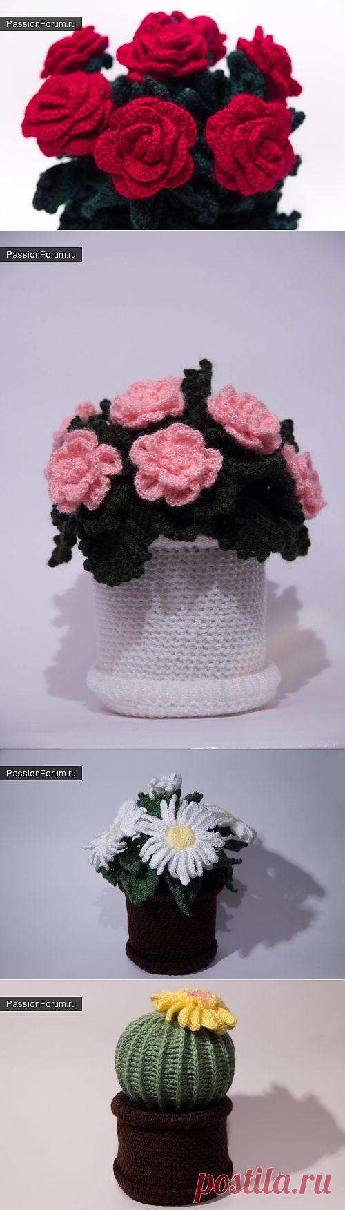 цветы -уют в нашем доме / Вязание крючком. Ваши работы / PassionForum - мастер-классы по рукоделию
