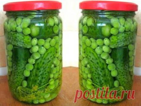 Набор для "Оливье". Огурцы и зелёный горошек

На 1 л. банку: 
350 гр. воды + 1 ст. ложка соли (без горки) + 2 ст. ложки сахара +1 ст. ложка 9% уксуса + чеснок + специи по вкусу.
Горошек предварительно отварить 15-20 минут, промыть.
Дважды залить кипятком, третий раз маринадом, закатать.