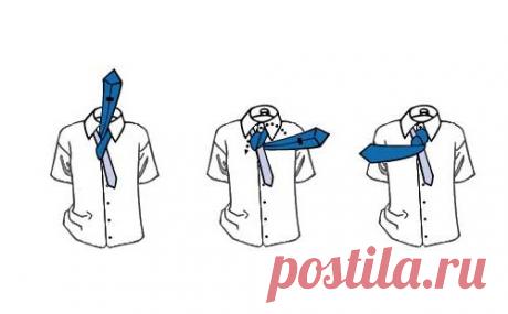 Как завязывать галстук?