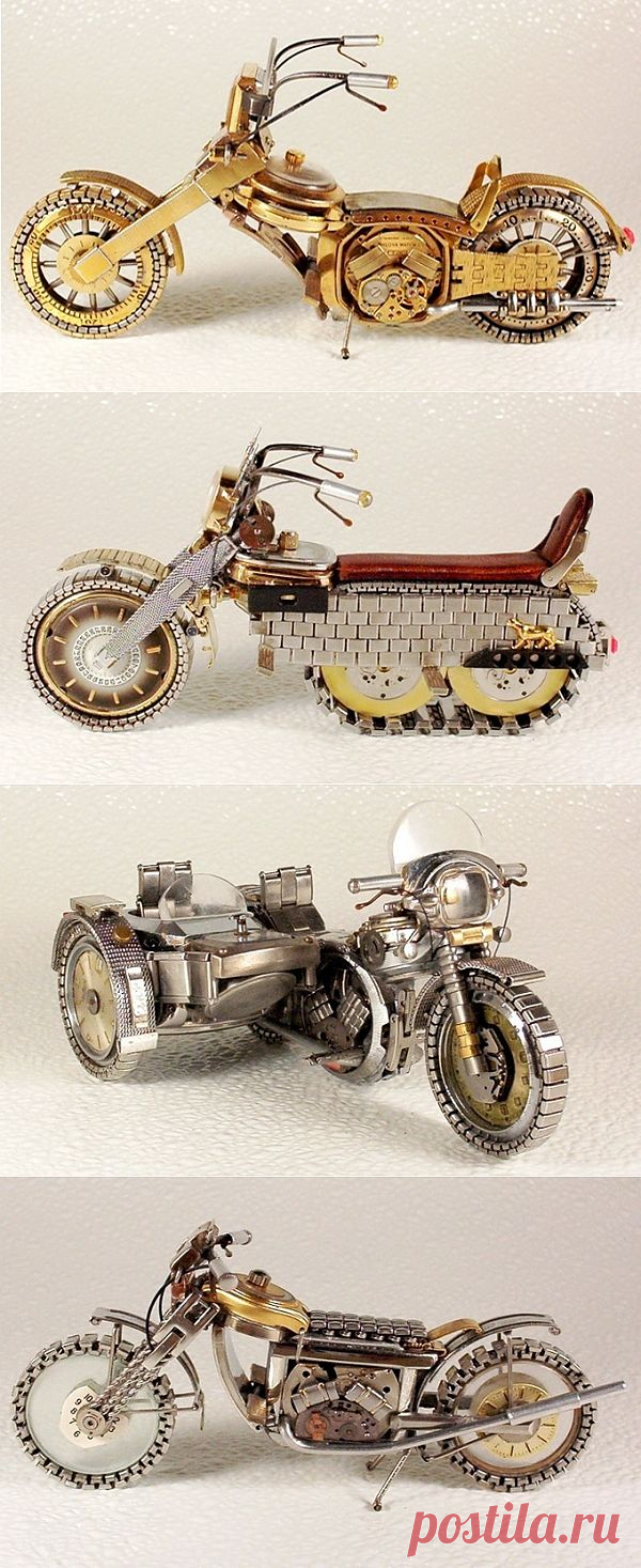 Мотоциклы из наручных часов / Авто Мото Вело / Модный сайт о стильной переделке одежды и интерьера
