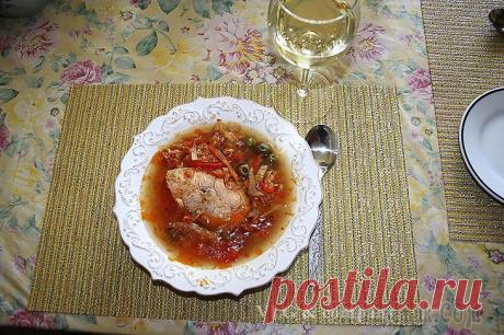 Рыбная солянка