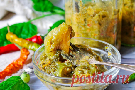 Зеленые помидоры в аджике на зиму рецепт с фото пошагово - 1000.menu