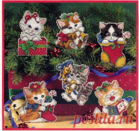 рождественские котята