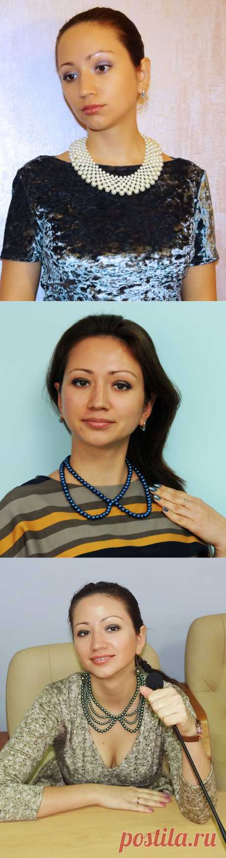 Три жемчужных ожерелья / BurdaStyle: мастер-классы