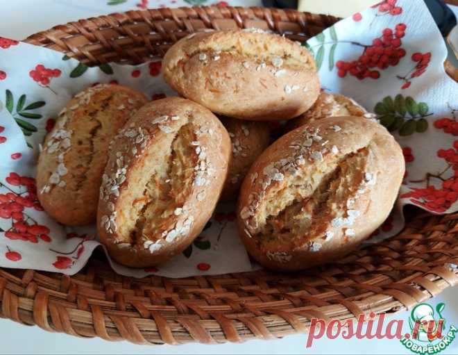 Морковные овсяные булочки – кулинарный рецепт