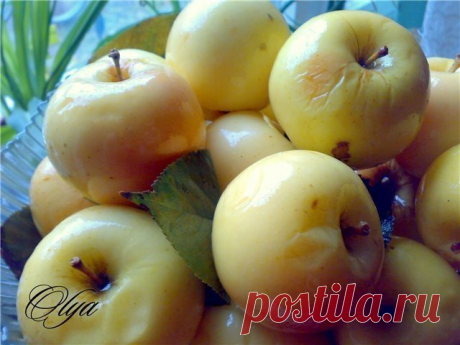 Рецепт моченых яблок