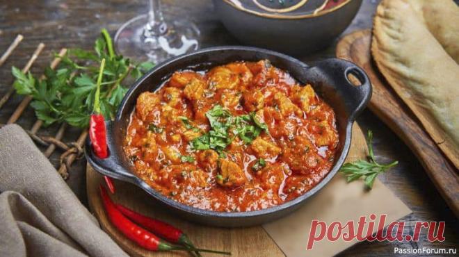 Чашушули из говядины по-грузински