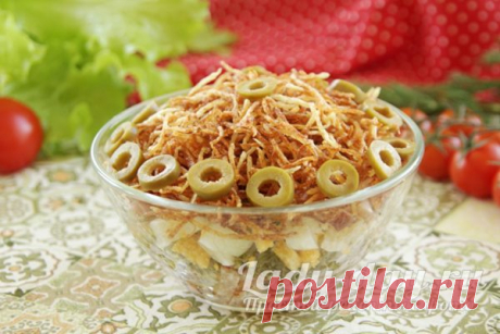 Салат "Мечта олигарха" - красивый, простой, вкусный праздничный салатик | Простые рецепты с фото