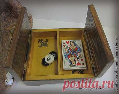 Шкатулка для карт Джокер - карты таро,карты,шкатулка,шкатулка для украшений