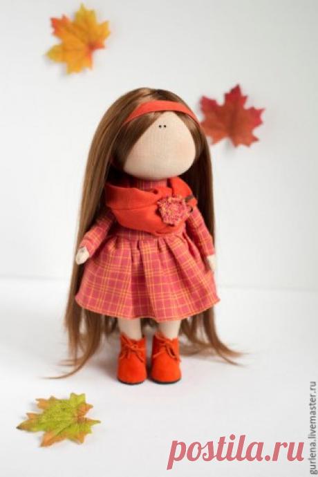 Еще одна текстильная кукла .