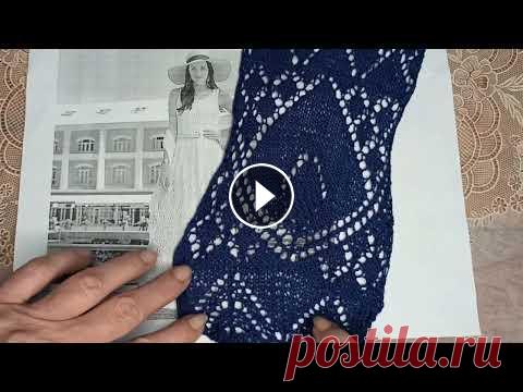 Платье с шетландским узором Скоро лето - красивое платье...