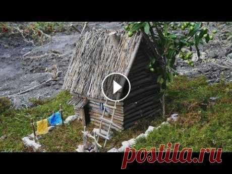 Домик из природного материала своими руками * Diy mini Fairy house and garden Домик из природного материала своими руками * Diy mini Fairy house and garden Поделка домик из природных материалов / Diy Fairy house Декоративная кач...