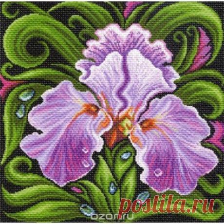 Ozon.ru - Подарки | Канва с рисунком для вышивания "Ирис", 41 см х 41 см. 1378 | | Интернет-магазин: купить подарки, сувениры