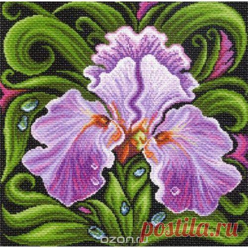 Ozon.ru - Подарки | Канва с рисунком для вышивания "Ирис", 41 см х 41 см. 1378 | | Интернет-магазин: купить подарки, сувениры