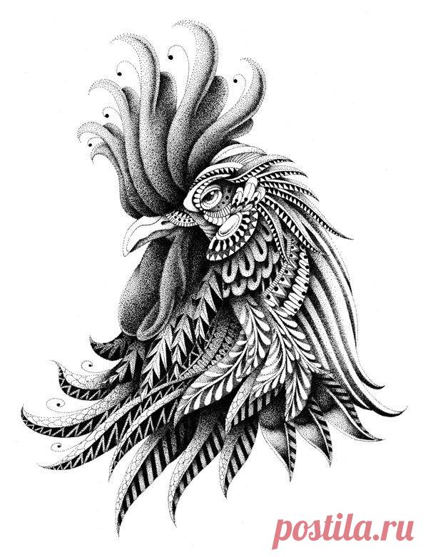 Зентангл (zentangle) - арт~картинки для творчества.