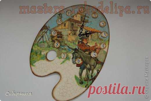 Мастер-класс по декупажу: Цифры для часов