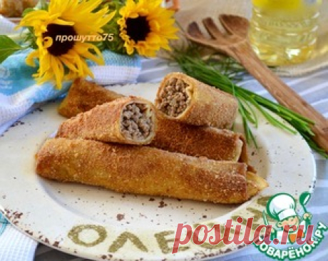 Блинчики &quot;Пивные&quot; с мясом - кулинарный рецепт