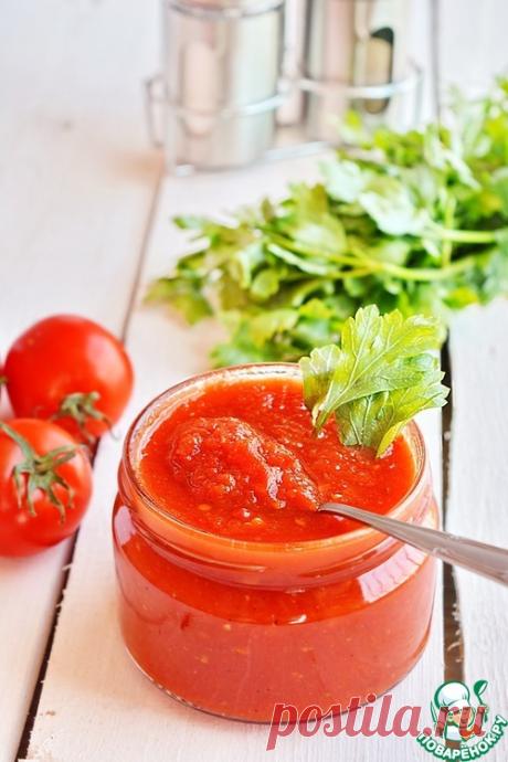 Соус из печеных томатов - кулинарный рецепт