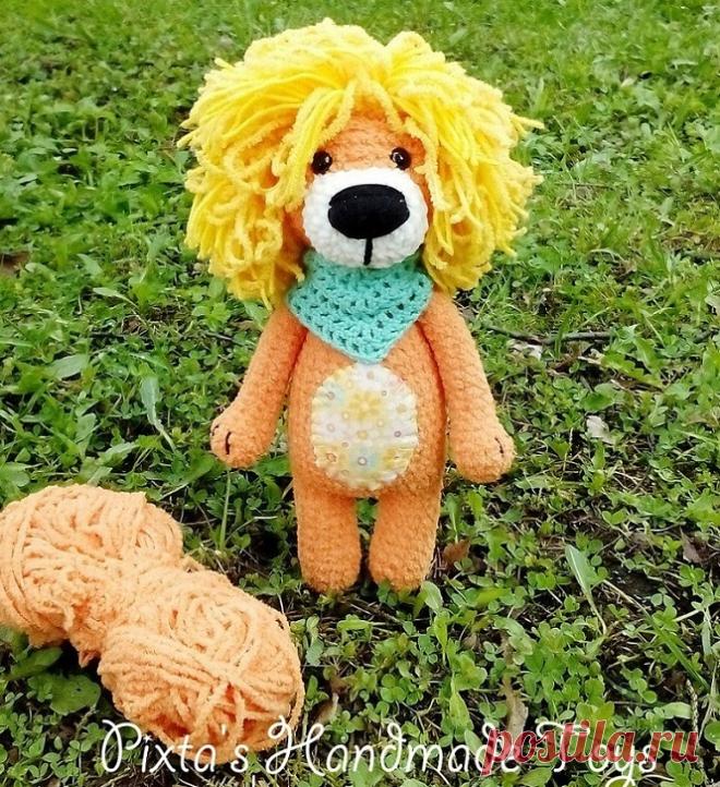 Лев Мякиш амигуруми: схема игрушки крючком | AmiguRoom