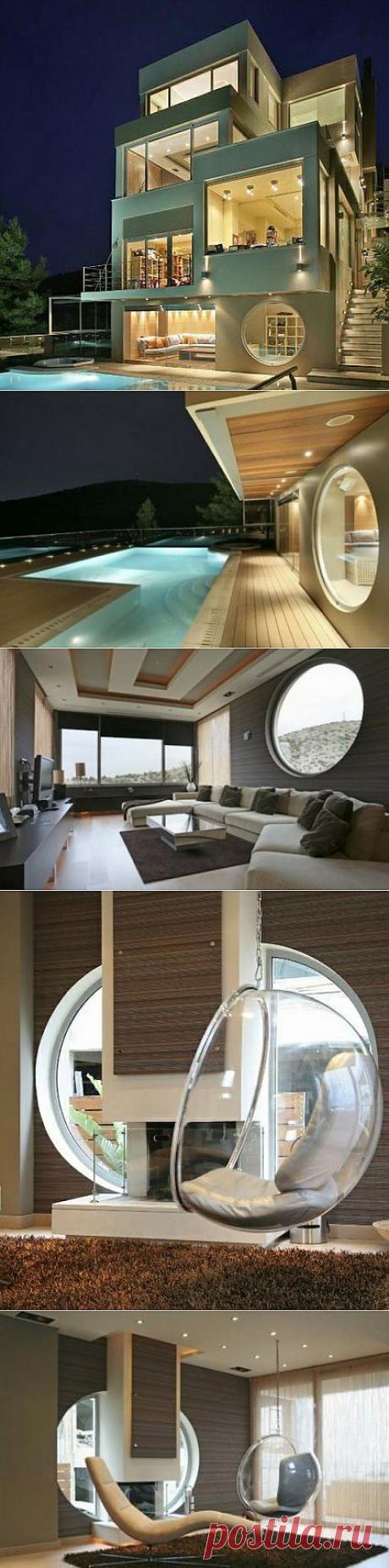 Дом в футуристическом стиле