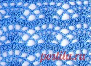 Красивые узоры крючком