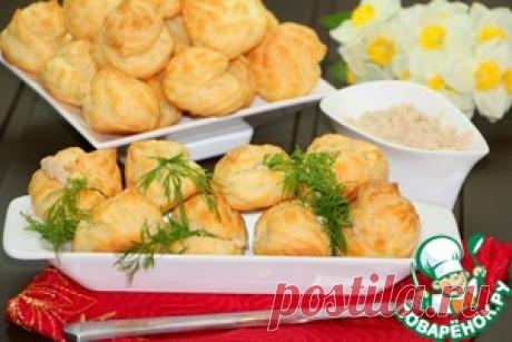 Профитроли с ложным селедочным маслом