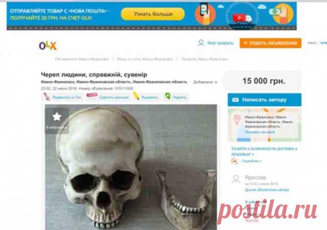 Деньги не пахнут? «Герой АТО» продает череп побратима