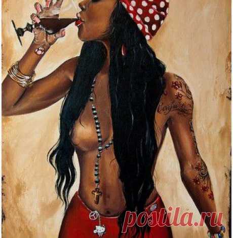 Soulpost.ru | Художник Jeremy Worst родом из Атланты, США Джереми пишет достаточно интересные картины, иллюстрации пропитанные духом бунтарской Америки и свободой любви Боба Марли