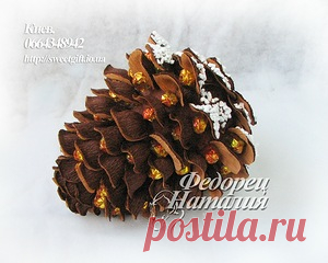Шишка. Букеты из конфет - Мастер классы