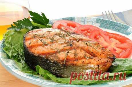 стэйк сёмги запечь