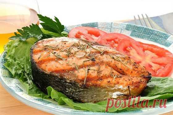 стэйк сёмги запечь