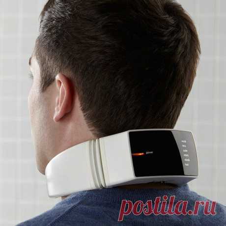 Массажёр для шеи с беспроводным пультом управления. $150