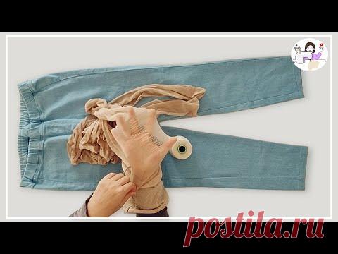[Сделай сам] ✂️✂️✂️ !! Не выбрасывайте старый чулок. Ты полюбишь это.